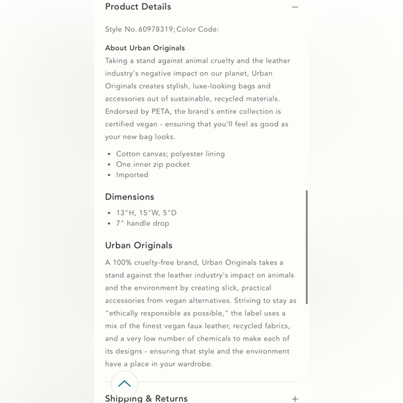 Anthropologie Webb Canvas Tote - Picture 3 of 11